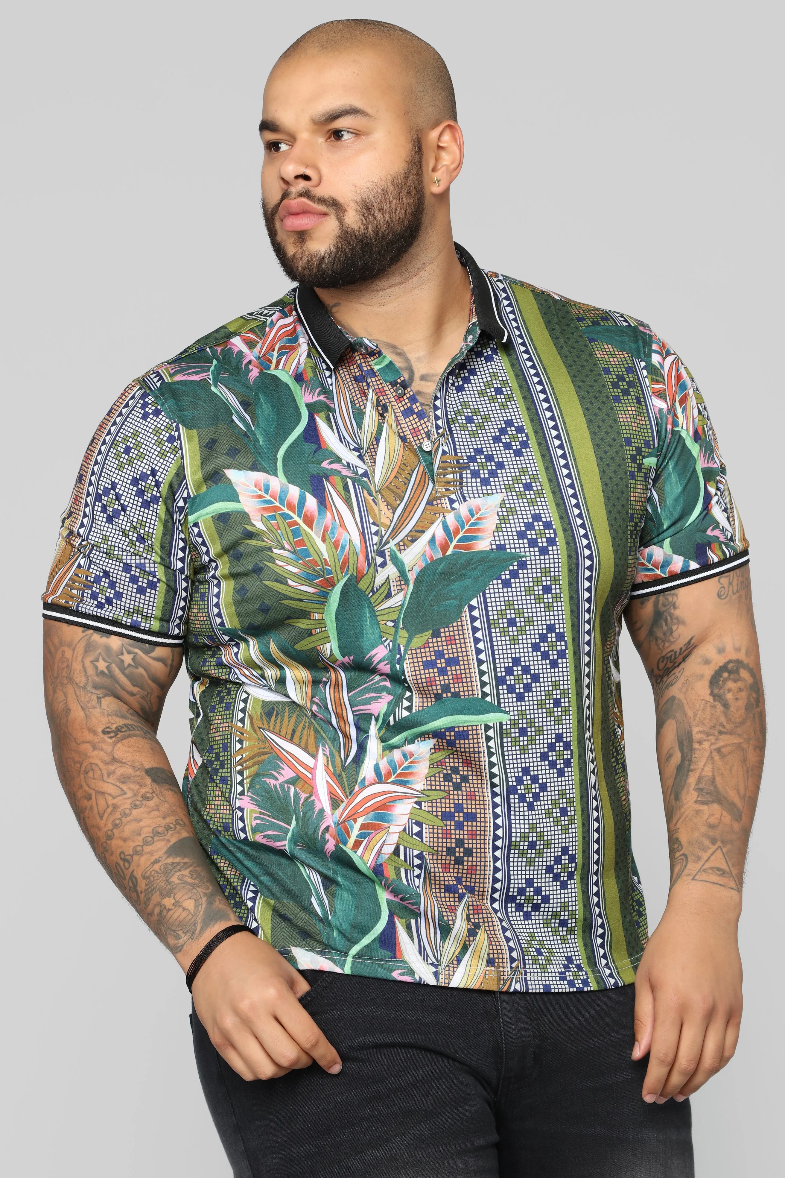 Alvaro Short Sleeve Polo - Green
