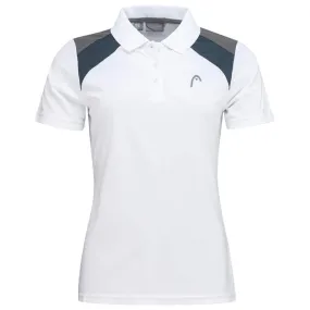 CLUB 22 TECH POLO SHIRT WOMENS - WHITE