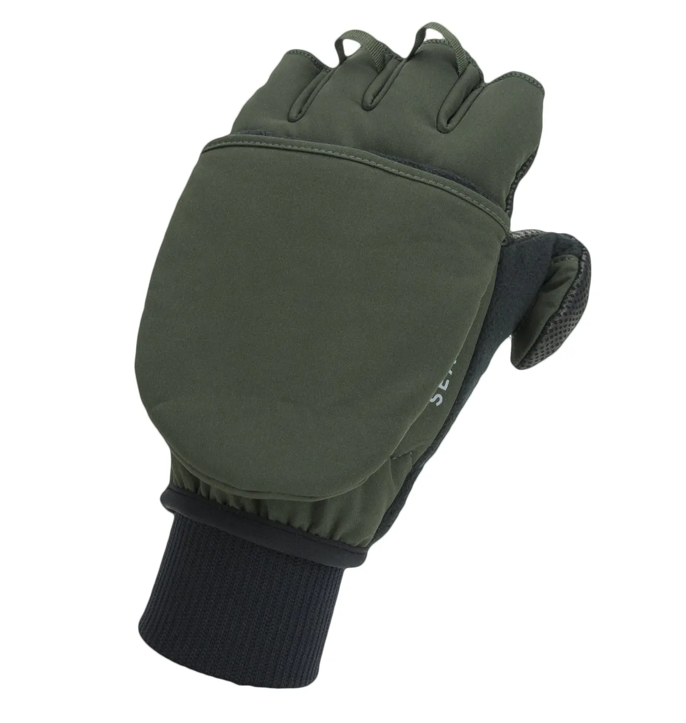 Sealskinz Convertible Mitt Olive-Black